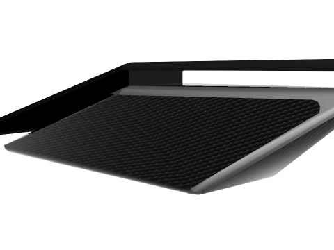 Aerodynamic Luxury Sportscar Rearview Mirror Concept High-End 3D Asset 3D Model