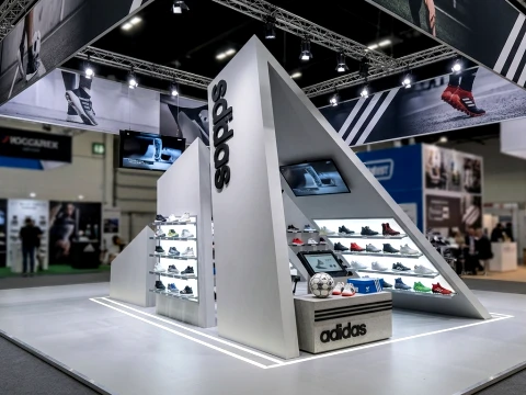 Adidas Sport Showroom Stand Architecture 3D Model