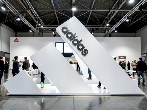 Adidas Sport Showroom Stand Architecture 3D Model