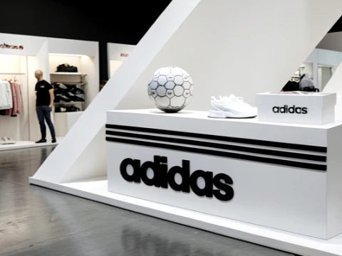 Adidas Sport Showroom Stand Architecture 3D Model