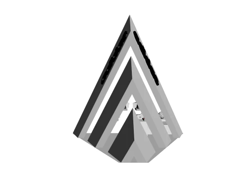 Adidas Sport Showroom Stand Architecture 3D Model