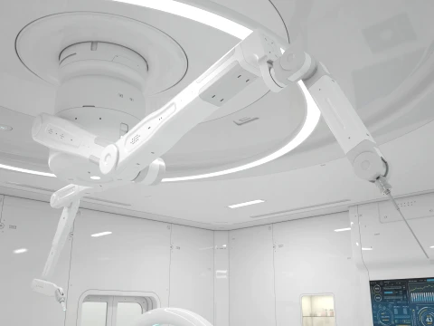 Sci-Fi Laboratory and Corridor 3D Model