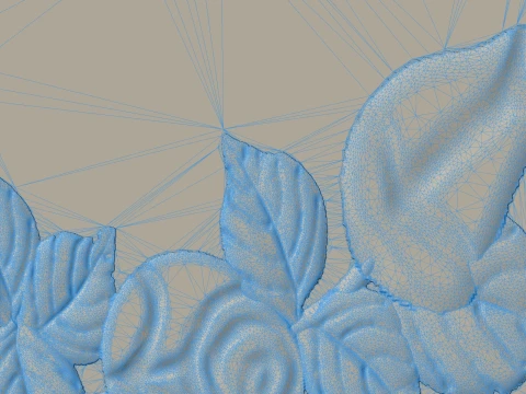 Serenity Headstone D - Tombstone STL for CNC 600x1300mm 3D Print Model