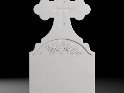 Eternity Headstone C - Tombstone STL for CNC 600x1200mm 3D printmodel