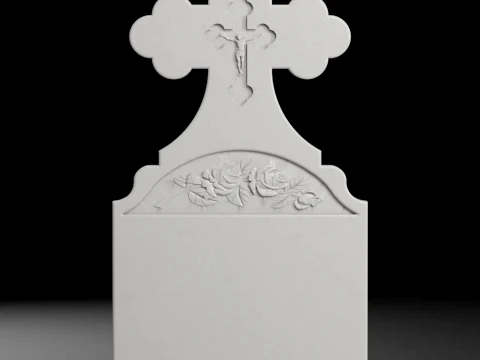 Eternity Headstone B - Tombstone STL for CNC 600x1200mm 3D printmodel