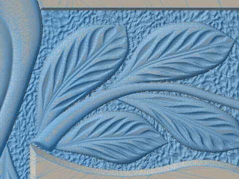 Arched Cross with Book - Tombstone STL for CNC 600x1300mm 3D Print Model