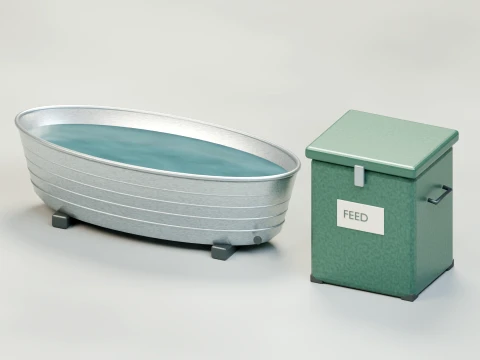 Stable Equipment Props Pack 3D Model