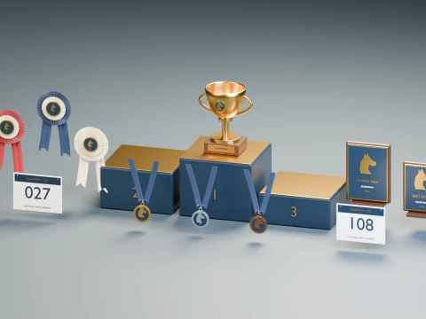 Equestrian Award Pack 3D Model