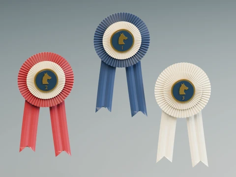 Equestrian Award Pack 3D Model