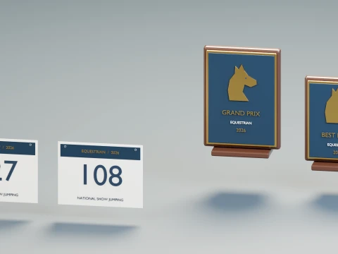 Equestrian Award Pack 3D Model