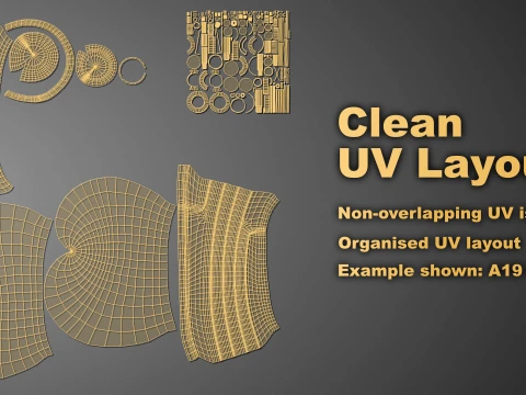 Light Bulb Collection 7 Bulb Types 35 Packaging Variants 3D Model