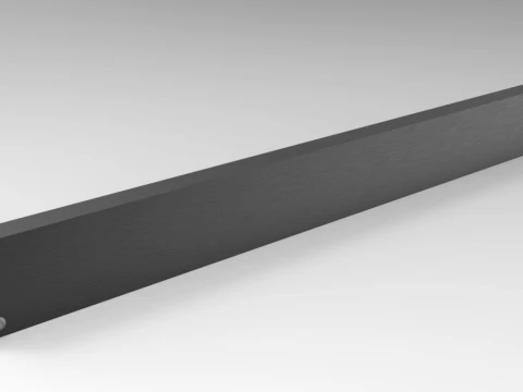 19 inch 1U Blank Server Rack Panel - CNC and 3D Print Ready 3D Print Model