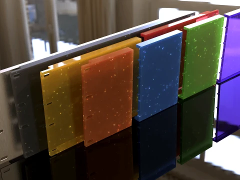 19 inch 4U Blank Server Rack Panel - CNC and 3D Print Ready 3D Print Model