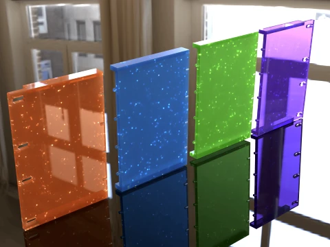 19 inch 4U Blank Server Rack Panel - CNC and 3D Print Ready 3D Print Model