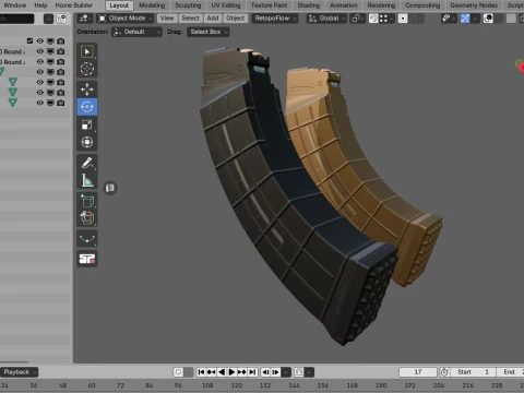 AC Unity 60 Round AK 3D Model