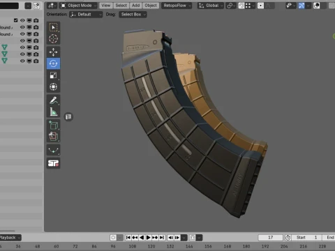 AC Unity 60 Round AK 3D Model