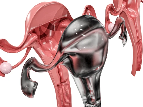 Female Reproductive System 3D Model