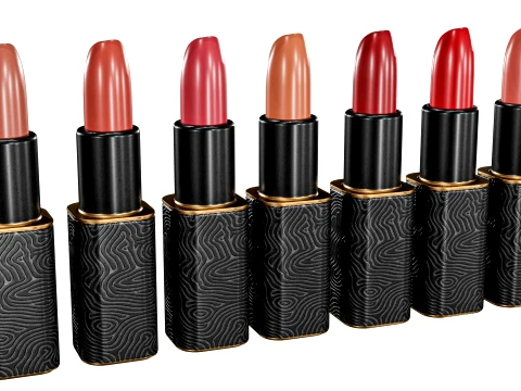 Lipstick Pack 3D Model