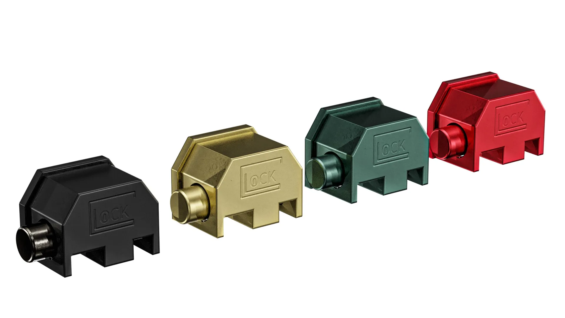 Glock Switch 3D Model .c4d .max .obj .3ds .fbx .stl .blend 