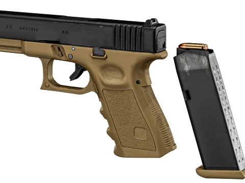 Glock 23 Gen 3 3D Model