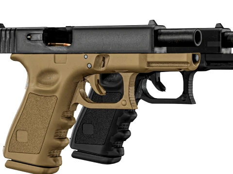 Glock 23 Gen 3 3D Model