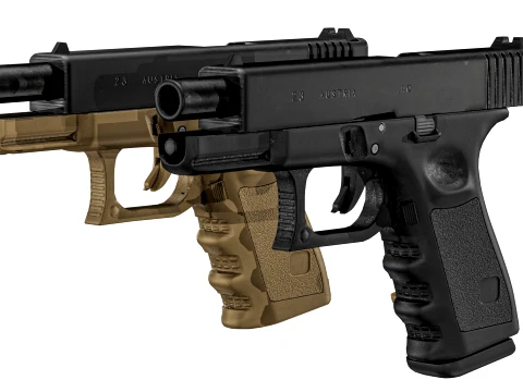 Glock 23 Gen 3 3D Model