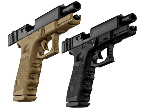 Glock 23 Gen 3 3D Model