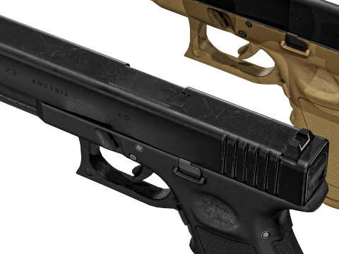 Glock 23 Gen 3 3D Model