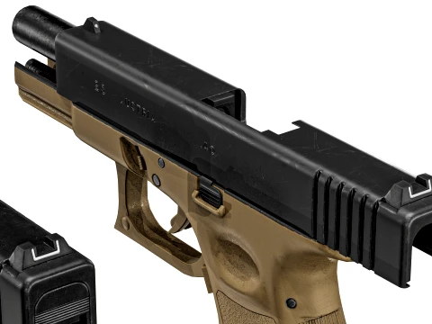 Glock 23 Gen 3 3D Model