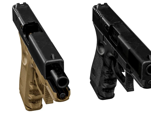 Glock 23 Gen 3 3D Model