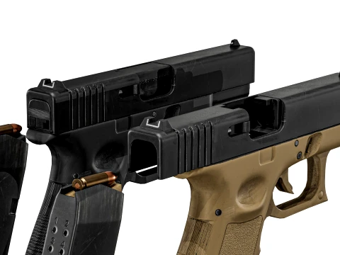 Glock 23 Gen 3 3D Model