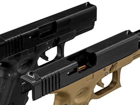 Glock 23 Gen 3 3D Model