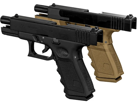 Glock 23 Gen 3 3D Model