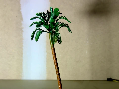 Parametric Palm Tree Blender Geometry Nodes Printable STL 3D 프린트 모델