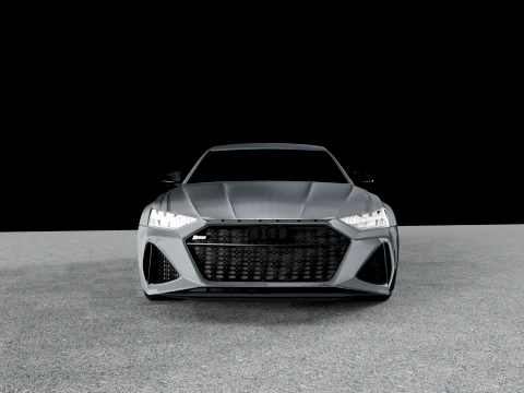 Audi RS6 Avant Exterior Low-poly 3D Model