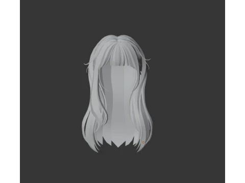 Roblox Princess Curls Woman Hair 3Dモデル