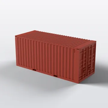 3D Printable Shipping Containers All Scales Pack N to O Scale 3D Print Model