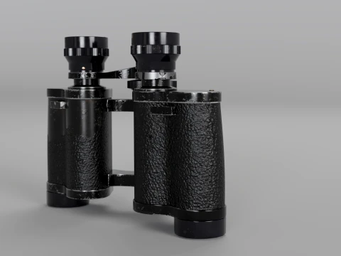 Vintage Binoculars - Detailed PBR 3D Model