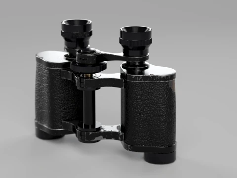 Vintage Binoculars - Detailed PBR 3D Model