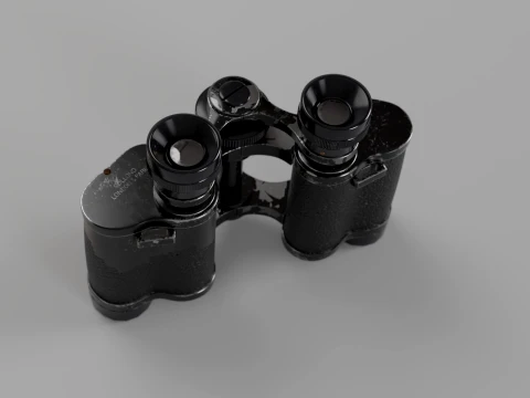 Vintage Binoculars - Detailed PBR 3D Model