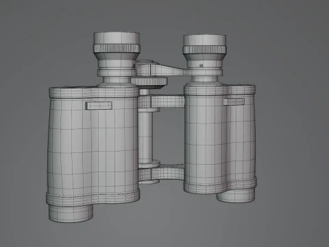 Vintage Binoculars - Detailed PBR 3D Model