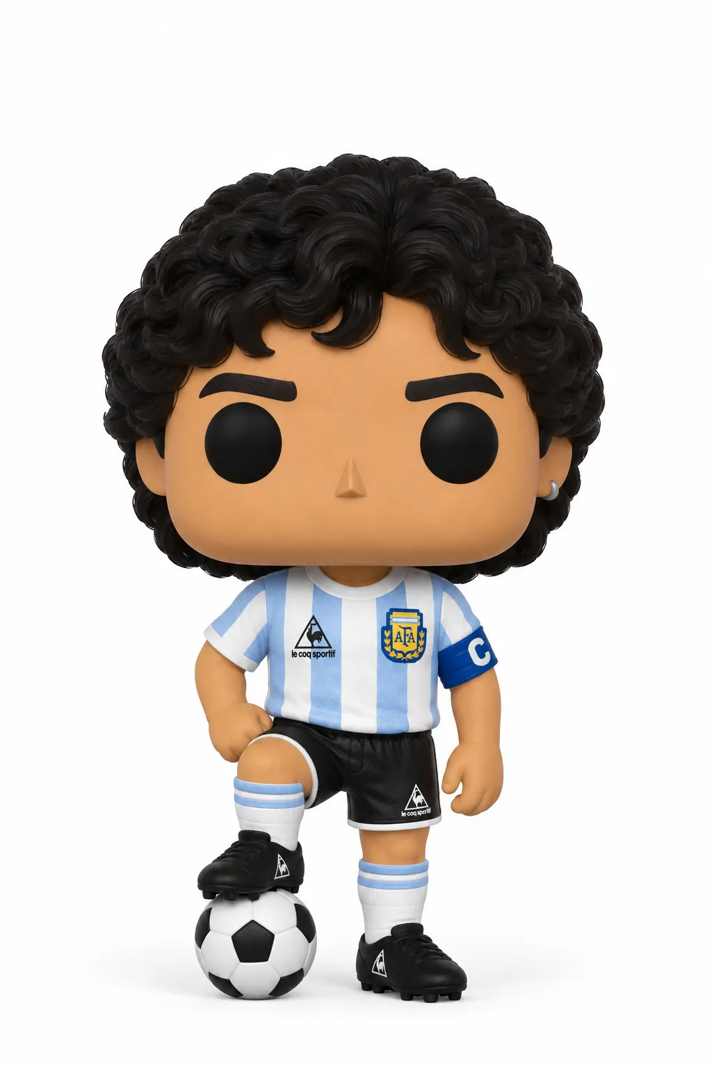 Funko pop maradona diego copa futebol argentina 3D Model .c4d .max .obj .3ds .fbx .stl .blend 