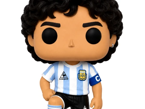 Funko pop maradona diego copa futebol argentina 3D Model