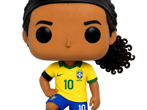 Funko pop ronaldinho gaucho copa futebol brasil 3D Model