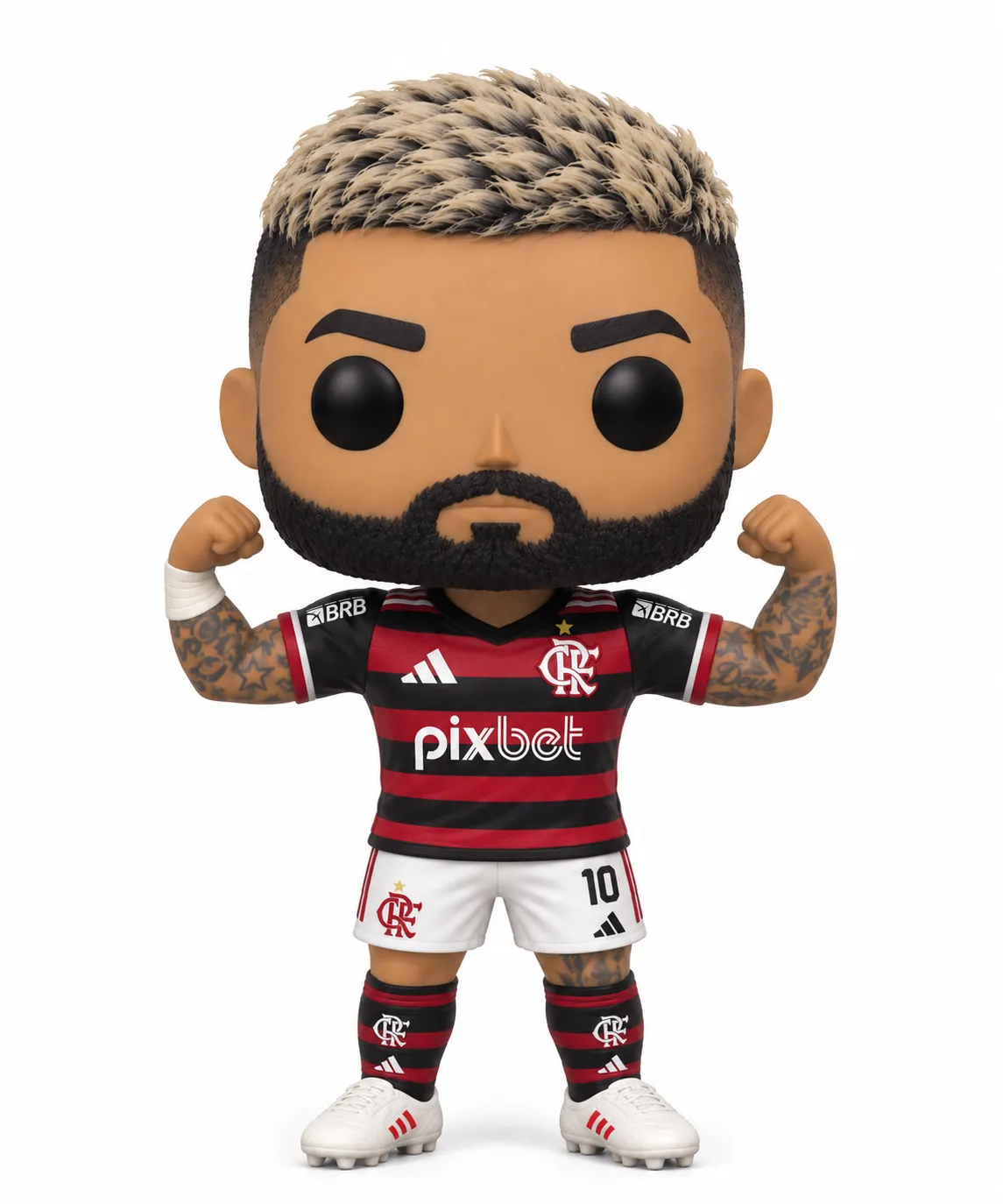 Funko pop gabigol gabriel barbosa almeida futebol brasil 3D Model .c4d .max .obj .3ds .fbx .stl .blend 