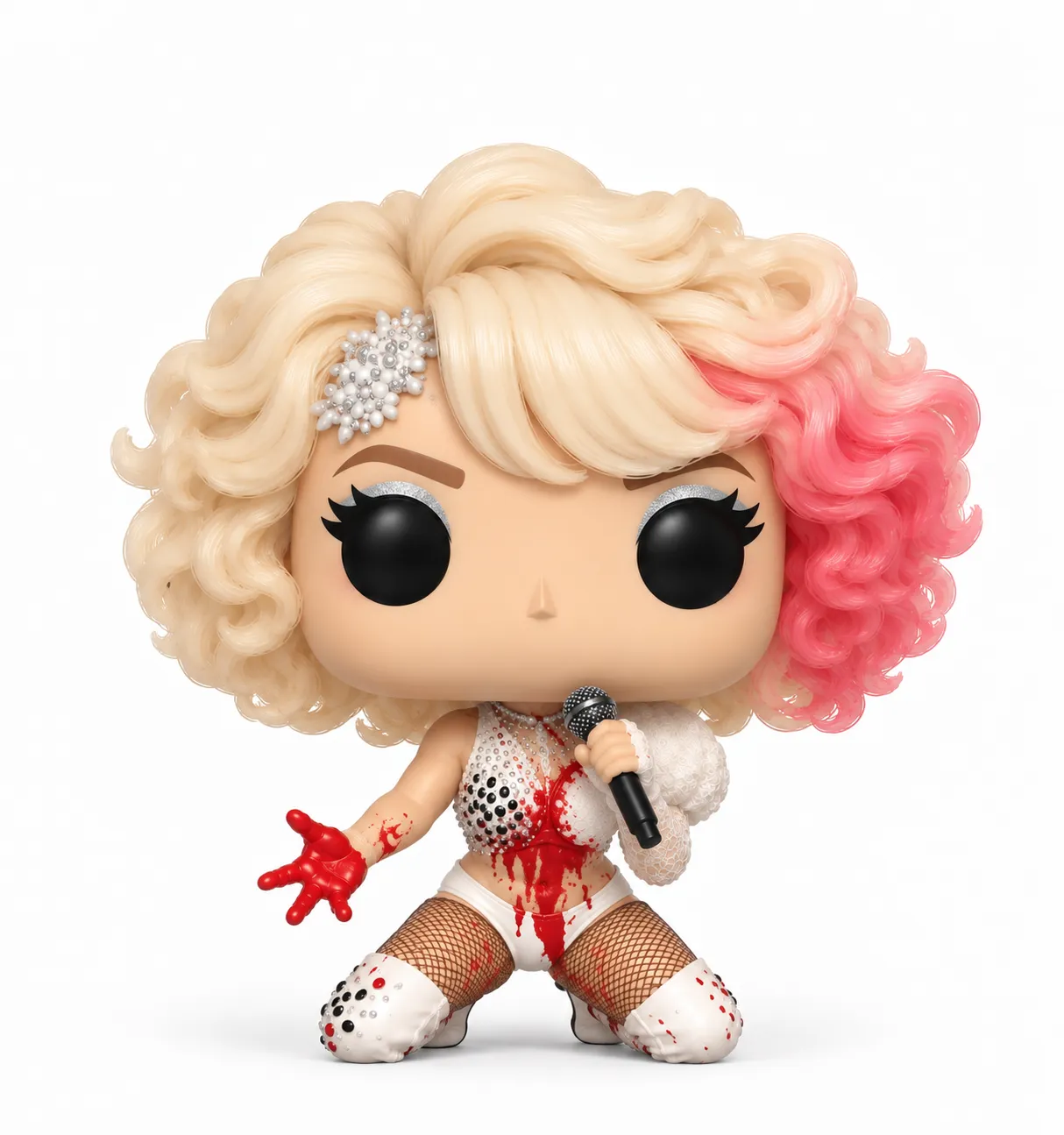 Funko pop lady gaga vma 2009 ajoelhada paparazzi 3D Model .c4d .max .obj .3ds .fbx .stl .blend
