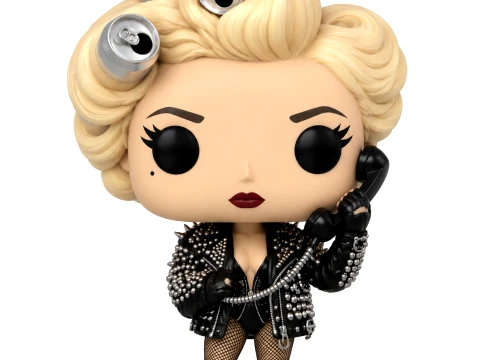 Funko pop LADY GAGA TELEPHONE LOOK 02 3D Model