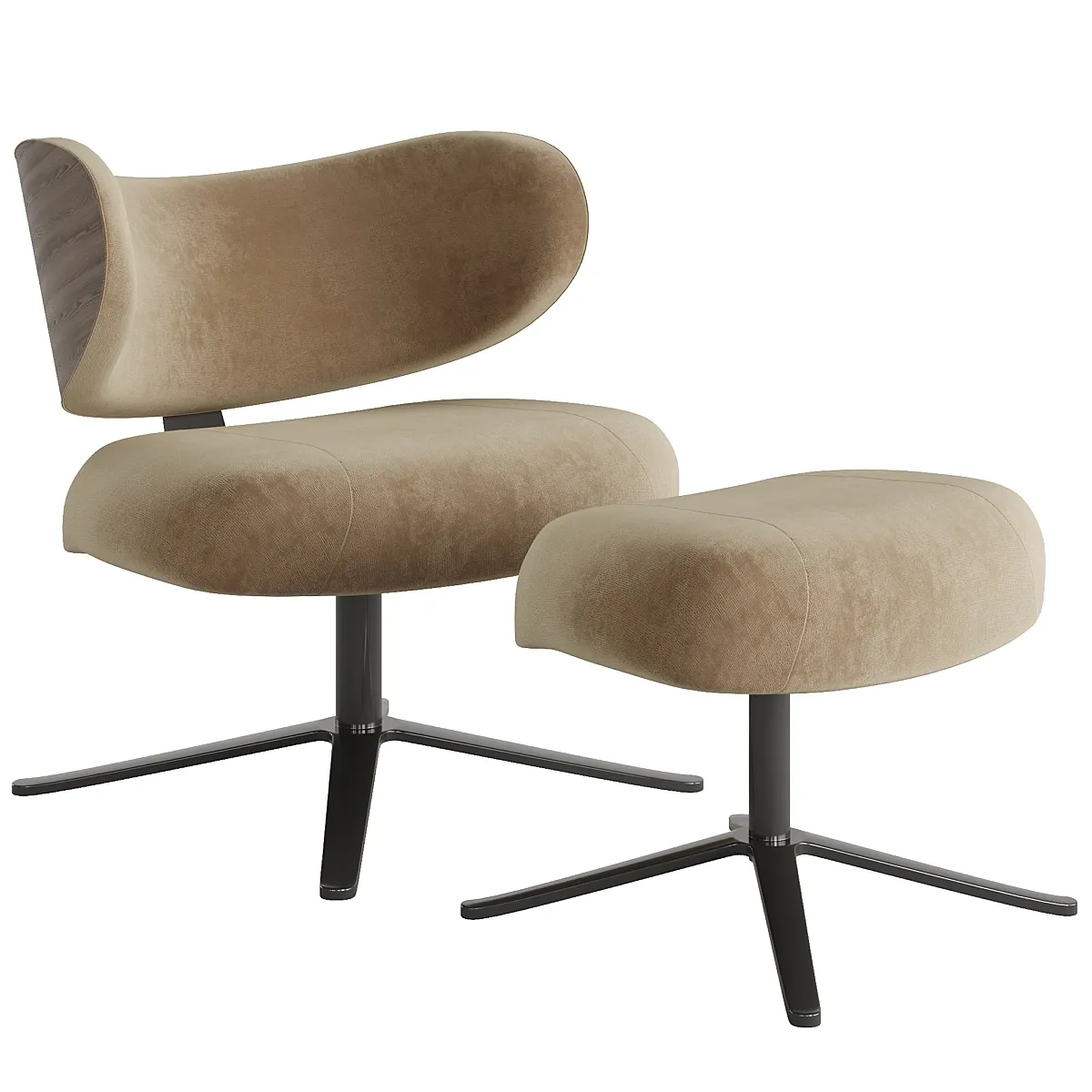 Leo Armchair 3D Model .c4d .max .obj .3ds .fbx .stl .blend