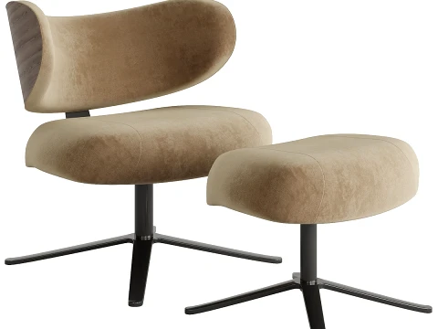 Leo Armchair 3D Модель