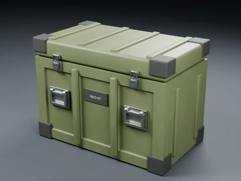 Survival Military Storage Container PBR 3D 모델